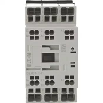 Eaton DILM38-11(RDC24) 3-poliger Schütz, 38 A AC-3, 24 V DC Spule, 1NO+1NC 199298