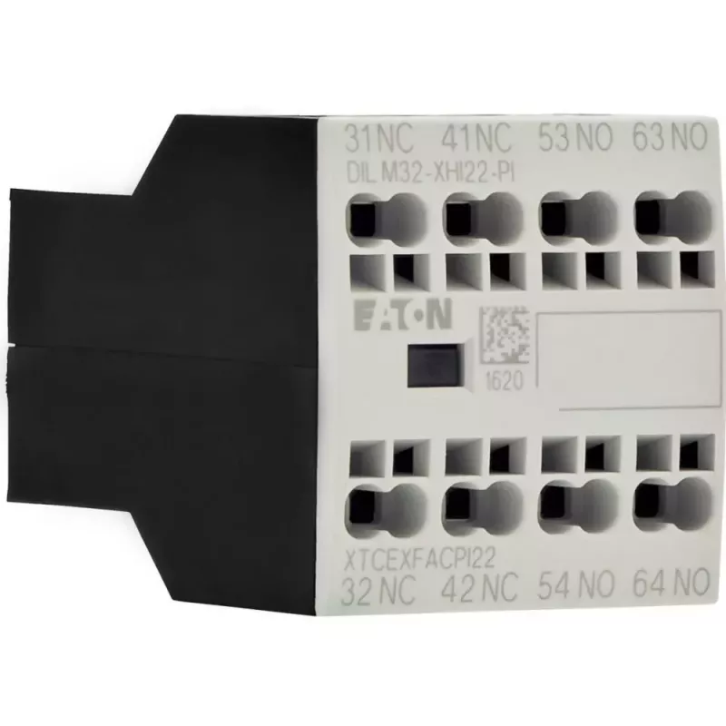 Eaton DILM32-XHI22 Hilfskontaktblock, 2NO+2NC, Frontmontage, Schraubklemmen 199311