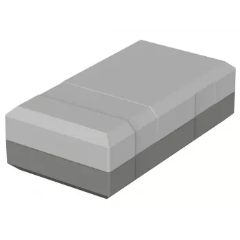 Bopla EG 1030 Tischgehäuse, 100 x 54 x 30 mm, Polystyrol, Lichtgrau RAL 7035 32103000