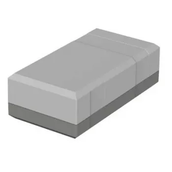 Bopla EG 1240 Tischgehäuse 125 x 67 x 40 mm Polystyrol Lichtgrau RAL 7035 32124002
