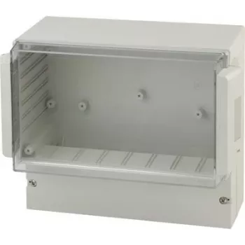 BOPLA RCP 3100 Steuergehäuse, ABS-Unterteil, Polycarbonat-Deckel, Lichtgrau, 296 x 261 x 132,5 mm 41310109
