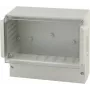 BOPLA RCP 3100 Steuergehäuse, ABS-Unterteil, Polycarbonat-Deckel, Lichtgrau, 296 x 261 x 132,5 mm 41310109