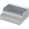 BOPLA RCP 3100 Steuergehäuse, ABS-Unterteil, Polycarbonat-Deckel, Lichtgrau, 296 x 261 x 132,5 mm 41310109
