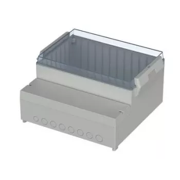 Bopla RCP 3500 Steuergehäuse 296 x 281 x 158 mm ABS/Polycarbonat Hellgrau 41350109