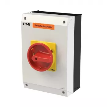 Eaton P3-63/I4-SI/HI11 2-poliger Hauptschalter, 63 A, 690 V AC, Grau/Rot 207363