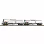 PIKO 47683 TT 2-teiliges Set Kesselwagen Chemie Ermewa Epoche VI