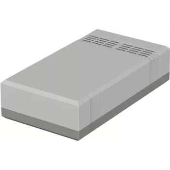 Bopla EG 2050 L Tischgehäuse, 200 x 112 x 50 mm, Polystyrol, Lichtgrau RAL 7035 32205012