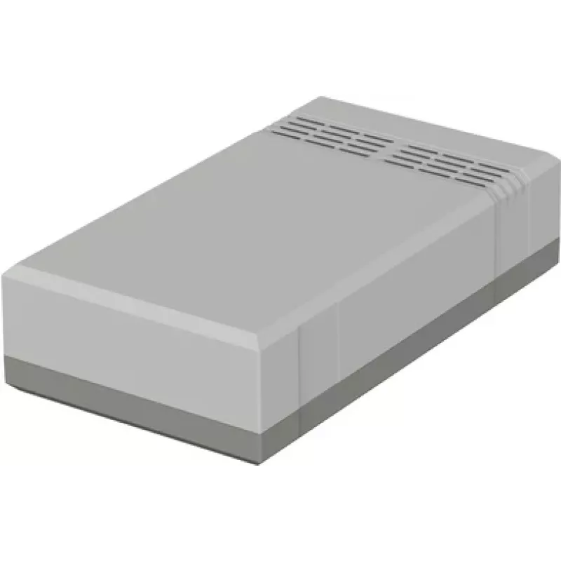 Bopla EG 2050 L Tischgehäuse, 200 x 112 x 50 mm, Polystyrol, Lichtgrau RAL 7035 32205012