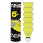TALBOT TORRO Tech 350 Nylon Badminton-Federball, mittlere Geschwindigkeit, Gelb/Blau 479103
