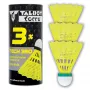 TALBOT torro Badminton-Federball Tech 350, Langsam, Gelb/Grün, Langlebiger Nylon-Federball für Freizeit und Training - 1 Stück (479115)