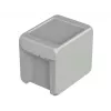 BOPLA Bocube Wandgehäuse, Polycarbonat, Lichtgrau RAL 7035, 80 x 113 x 90 mm 96012135