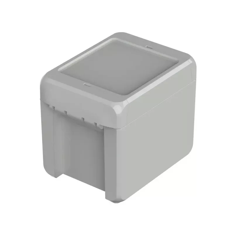 BOPLA Bocube Wandgehäuse, Polycarbonat, Lichtgrau RAL 7035, 80 x 113 x 90 mm 96012135