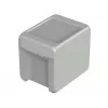 BOPLA Bocube Wandgehäuse, Polycarbonat, Lichtgrau RAL 7035, 80 x 113 x 90 mm 96012135