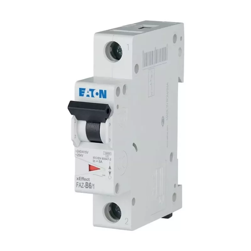 Eaton FAZ-B6/1 Leitungsschutzschalter (MCB) Typ B, 1-polig, 6 A, 10 kA 278529
