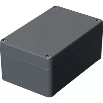 BOPLA Universalgehäuse Aluminium Silbergrau (RAL 7001) 125 x 80 x 57 A 110 01110000.MT1