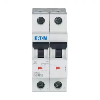 EATON FAZ-K25/2 Leitungsschutzschalter (MCB), K-Charakteristik, 25 A, 2-polig, 10 kA 278800