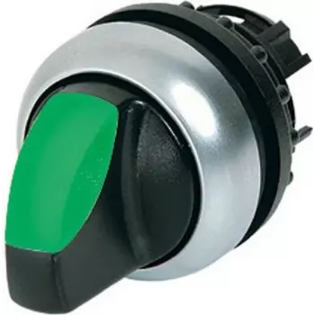 Eaton M22-WRLK-G Schlüsselbetätigter Wahlschalter-Antrieb, 2-Positionen Rastend, Grüner Schlüssel, Schwarzer Frontring, 22,5 mm 216827