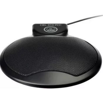 AKG CBL410 PC-Mikrofon – kabelgebunden, 3,5-mm-Klinke, omnidirektional, 20 Hz–20 kHz, Schwarz (CBL410PCC)