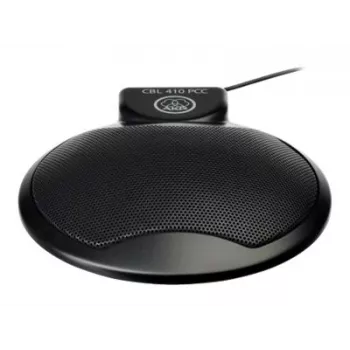 AKG CBL410 PC-Mikrofon – kabelgebunden, 3,5-mm-Klinke, omnidirektional, 20 Hz–20 kHz, Schwarz (CBL410PCC)