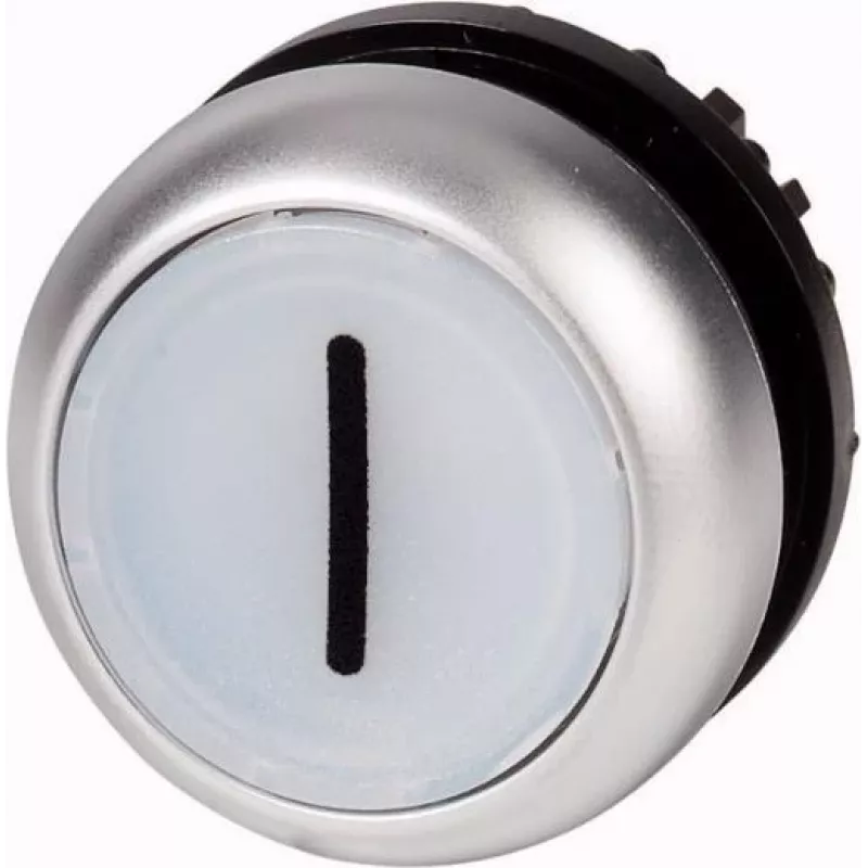 Eaton M22-DL-W-X1 Drucktasten-Schalter, Schwarz / Metallisch / Weiß 216942