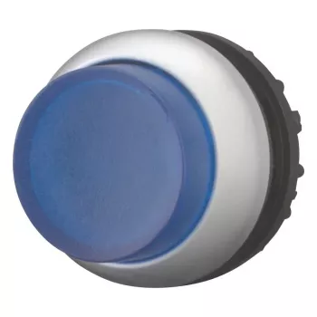 Eaton M22-DLH-B Drucktaster-Betätigungskopf, flach, blau, Titan-Frontring, 22,5 mm 216973
