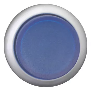 Eaton M22-DLH-B Drucktaster-Betätigungskopf, flach, blau, Titan-Frontring, 22,5 mm 216973
