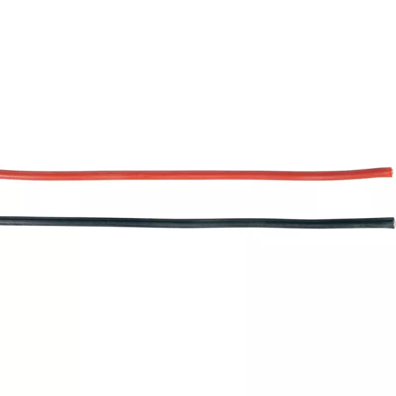 Reely SIFF Silikonkabel 1 x 2,5 mm² Schwarz 5 m
