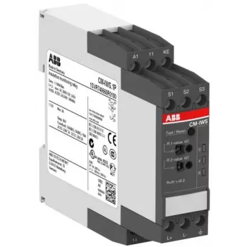 ABB CM-IWS.1P Isolationsüberwachungsrelais, 24-240 V AC/DC, 1-100 kΩ, 1 Wechsler 1SVR740660R0100