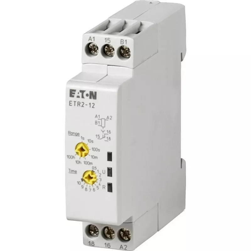 Eaton ETR2-12 Multifunktions-Zeitrelais, 24-240V AC/DC, SPDT 262686