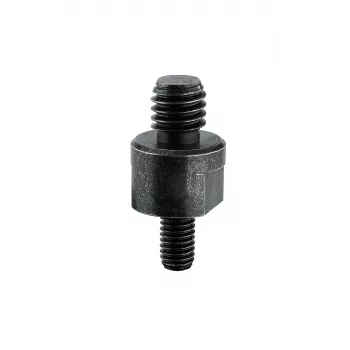 KÖNIG & MEYER Gewindestift M24 x 300 mm, 25 mm Gewinde je Ende, schwarz passivierter Stahl 23721-300-25