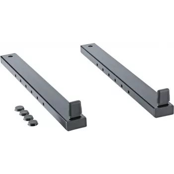 K&M XL-Auflagearm für Keyboardständer 18811, 400 mm Tiefe, Schwarz (18823-021-55)