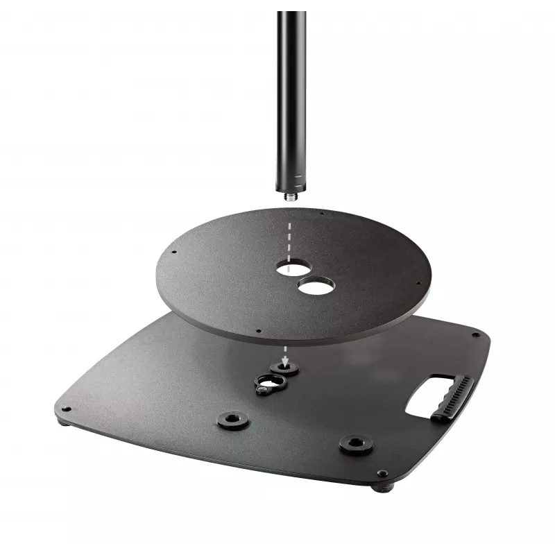 König & Meyer Zusatzgewicht für Bodenplatten 26709-000-56 Schwarz Strukturiert