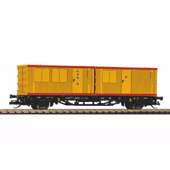 PIKO TT 47729 Container-Flachwagen mit 2x 20ft Containern, PIKO Rail Service