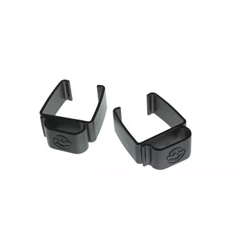 K&M 18809 Kabelklemmen für Omega & Omega Pro Keyboard-Ständer, Schwarz (2er-Pack) 18809-000-55