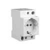 Eaton Z-SD230 Hutschienen-Schukosteckdose 10/16 A, 250 V AC, ohne Klappdeckel 266875