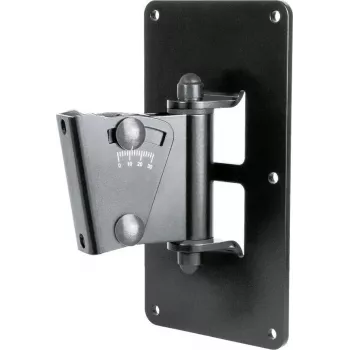 König & Meyer 24481 Wandmontierter Gitarrenhalter für Akustik-, E- und Bassgitarren, Schwarz, Stahl, 25 kg Traglast 24481-000-55
