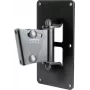 König & Meyer 24481 Wandmontierter Gitarrenhalter für Akustik-, E- und Bassgitarren, Schwarz, Stahl, 25 kg Traglast 24481-000-55