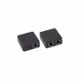 SHIVERPEAKS BS08-01102 2-Port Gigabit manueller Netzwerk-Switch, ABS Schwarz