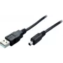 SHIVERPEAKS USB 2.0 Mini-Kabel, USB-A Stecker auf Mini USB-B Stecker, 2,0 m, Schwarz 11004996