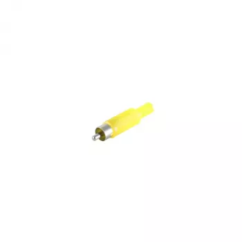 S CONN maximum connectivity RCA-Stecker Gelb Löt Gold-plattiert 51400-Y