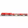 PIKO 57033 H0 Kinder Startset ÖBB Güterzug Rh 2016 mit zwei offenen Eaos-Wagen