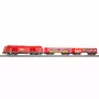 PIKO 57033 H0 Kinder Startset ÖBB Güterzug Rh 2016 mit zwei offenen Eaos-Wagen