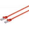 Exertis Connect 79305R Cat6a S/FTP Patchkabel RJ45 auf RJ45, 5 m, halogenfrei, geformt, ohne Haken, Rot