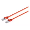 Exertis Connect 79305R Cat6a S/FTP Patchkabel RJ45 auf RJ45, 5 m, halogenfrei, geformt, ohne Haken, Rot