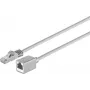 S CONN MAXIMUM CONNECTIVITY Cat.7 S/FTP PIMF Netzwerk-Verlängerungskabel, RJ45 Stecker auf Buchse, halogenfrei, grau, 10 m 08-62070