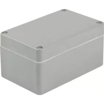 Bopla EUROMAS P 324 Universalgehäuse 110 x 75 x 75,5 mm Polyester Silbergrau RAL 7001 04324000.H