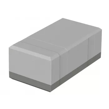 BOPLA Tischgehäuse 150 x 82 x 60 mm Polystyrol Lichtgrau RAL 7035 Elegant EG (32156002)