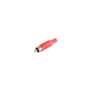 S CONN maximum connectivity RCA-Stecker Rot vergoldet Löt 75 Ohm 51400-R