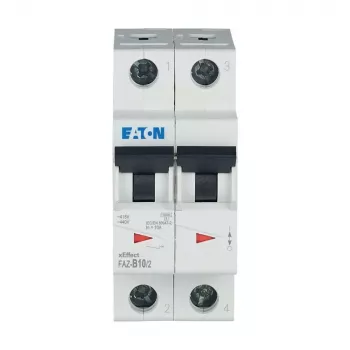 Eaton FAZ-B10/2 Leitungsschutzschalter Typ B 10A 2-polig 6kA 278730