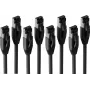 S/CONN maximum connectivity BASIC-S Patchkabel Cat. 8.1 F/FTP PIMF LSZH Schwarz 7,5m (4er-Pack) SC08-41065-4